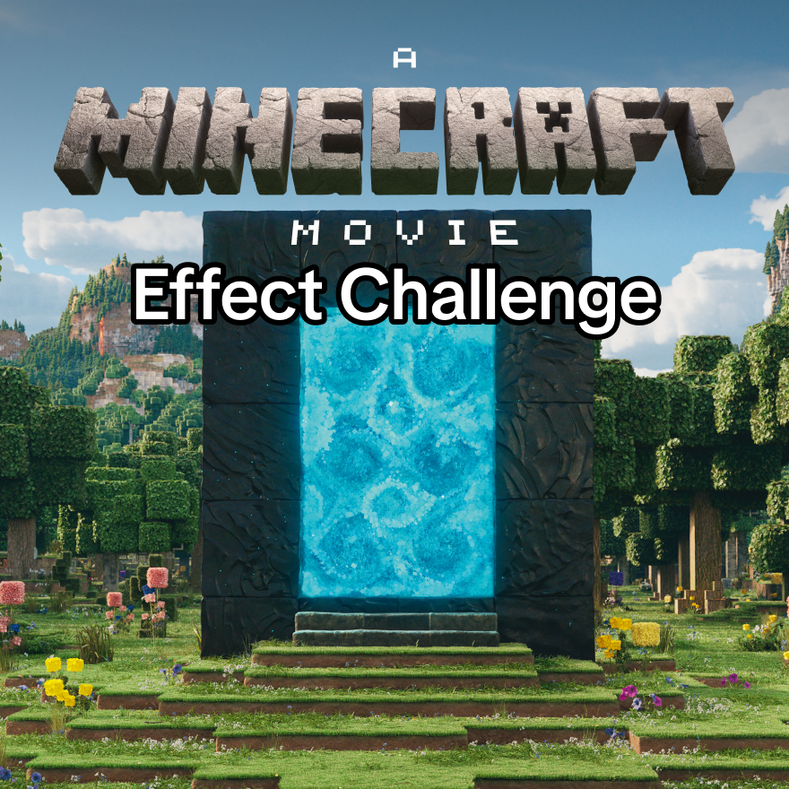 A Minecraft Movie Effect Challenge