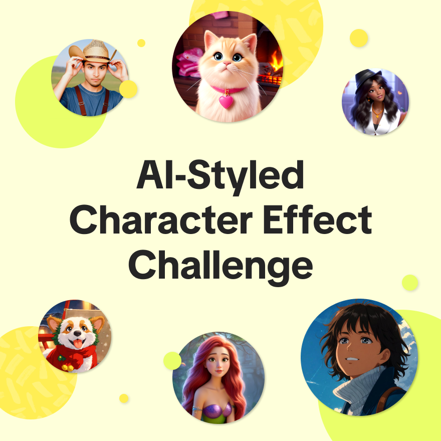 AI-Styled Character Effect Challenge
