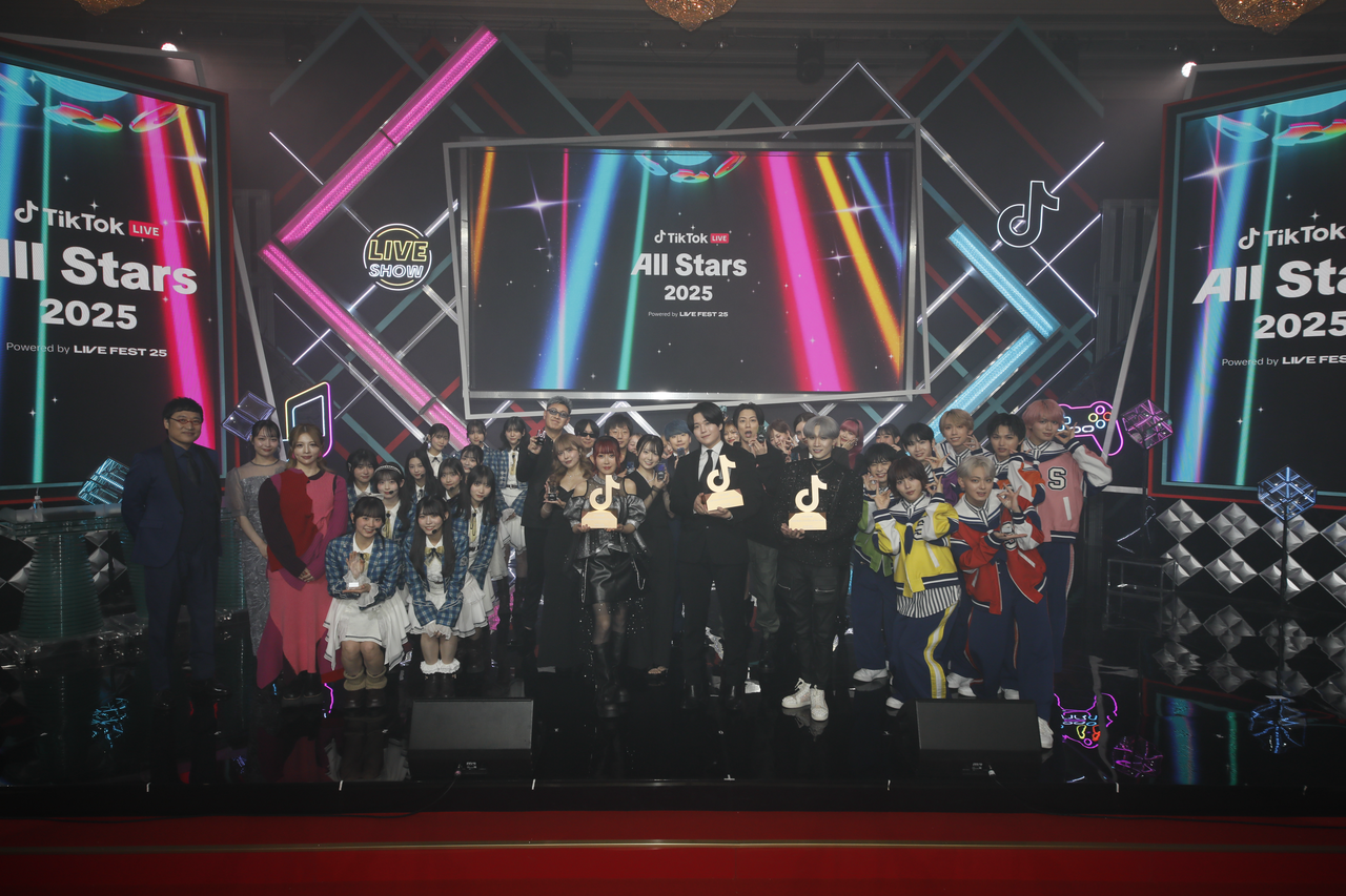 TikTok、2025年に活躍したLIVEクリエイターを表彰する「TikTok LIVE